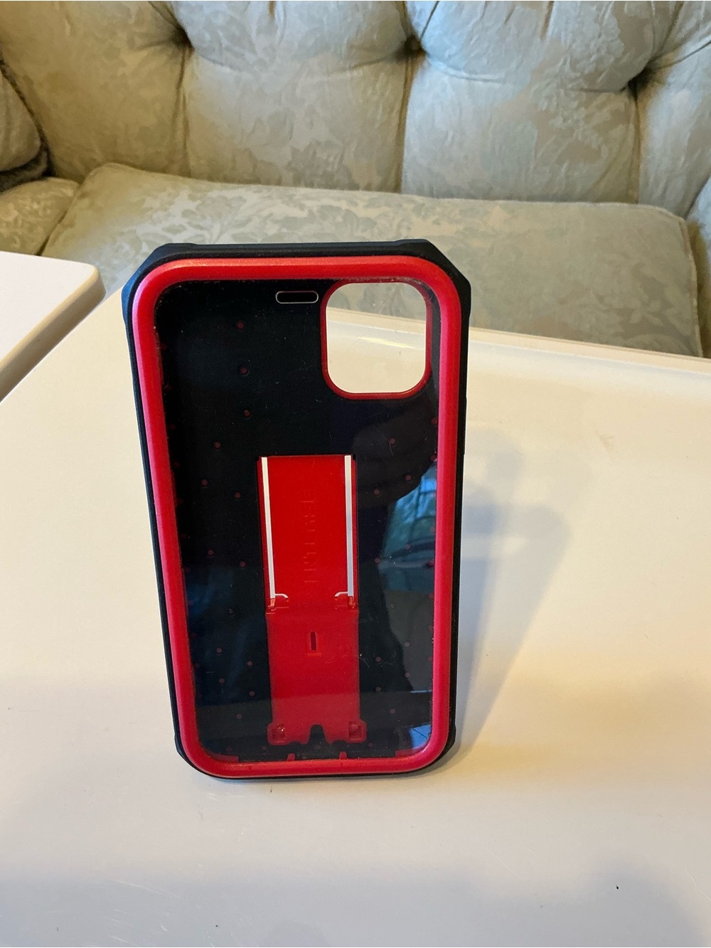 Red Protective Phone Case with Kickstand & screen saver